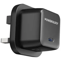 Powerology qx 45w pocket-sized gan adapter _ black